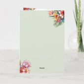 Sage Groene Bestemming Huwelijkspaspoort QR Code (Achterkant)