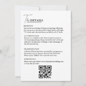 Sage groene bestemming reizen alles in één bruilof kaart (Achterkant)