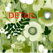 Sage Groene Bloemen Poster