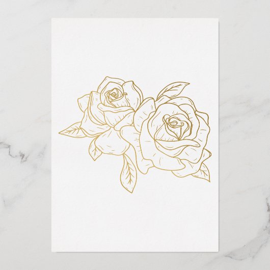 Sage Groene Bloemen Vlinder verjaardagsuitnodiging Folie Uitnodiging (Achterkant)