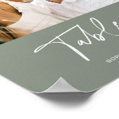 SAGE Groene Boheemse Fotolijst Nummer 8x10 Poster (Hoek)