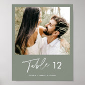 SAGE Groene Boheemse Fotolijst Nummer 8x10 Poster (Voorkant)