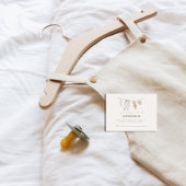 Sage Groene Boho Luier Raffle Baby shower Informatiekaartje