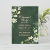 Sage Groene Botanische Pensioen Partij Kaart (Staand voorkant)