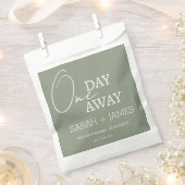 Sage Groene Bruiloft Een Dag Uit Repetitie Diner Bedankzakje (Geknipt)