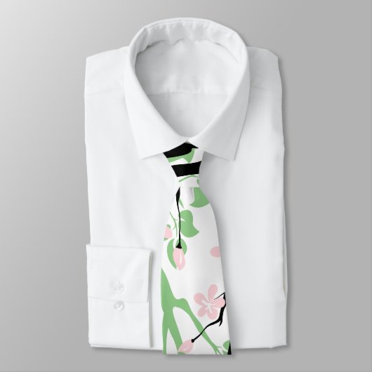 Sage-groene en zwarte tak, bloemen met blauwe roze stropdas (Gebonden)