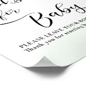 Sage Groene Eucalyptus Boeken voor Baby Poster (Hoek)