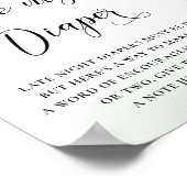 Sage Groene Eucalyptus Late Night Luiers Poster (Hoek)