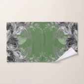 SAGE GROENE FLORAAL BOTANICAL 2 BATHROOM TOWEL SET BAD HANDDOEK (Handdoek)