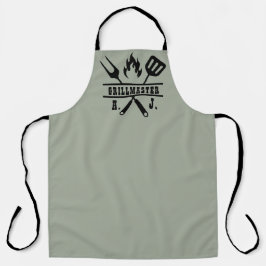 Sage Groene Grillmaster BBQ-schort Schort