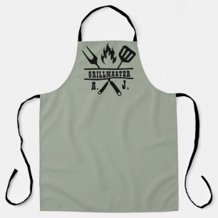 Sage Groene Grillmaster BBQ-schort Schort