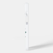 Sage groene hartdraak op wit Case-Mate iPhone case (Achterkant / Links)