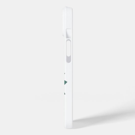 Sage groene hartdraak op wit Case-Mate iPhone case (Achterkant / Links)