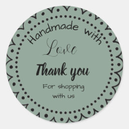 Sage groene kleur Zakelijke stickers