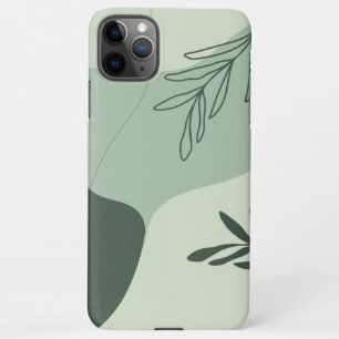 Sage Groene Kunstlijn iPhone 11Pro Max Hoesje