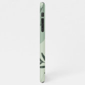 Sage Groene Kunstlijn iPhone Hoesje (Linkerkant)