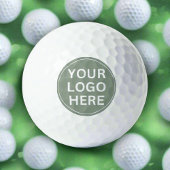 Sage Groene Logo Promotionele Branded Business Golfballen