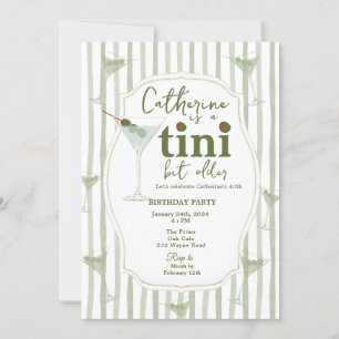 Sage  Groene Martini tini wat ouder Kaart