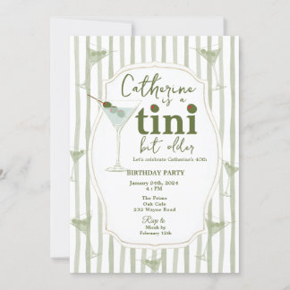 Sage  Groene Martini tini wat ouder Kaart