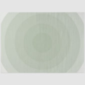 Sage groene minimalistische cirkelgradiënt tissuepapier (Voorkant)