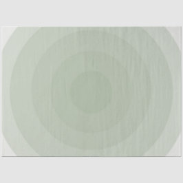 Sage groene minimalistische cirkelgradiënt tissuepapier