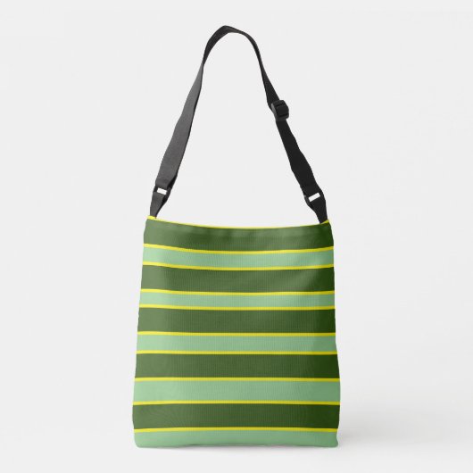 Sage Groene Mint Kleuren Dual Stijlen Monogram Str Crossbody Tas (Achterkant)
