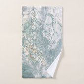 Sage Groene Naam Abstract Henna Bad Handdoek (Handdoek)