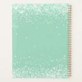 Sage groene naam script 2026 planner (Achterkant)