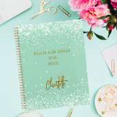 Sage groene naam script 2026 planner