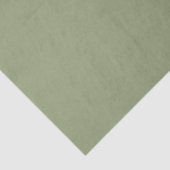 Sage Groene Neutrale Elegant Solid Color Tissuepapier (Detail)