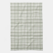 Sage groene plaid - zachte neutrale plaid theedoek (Verticaal)