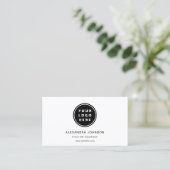 Sage Groene QR-code social media Visitekaartje (Staand voorkant)