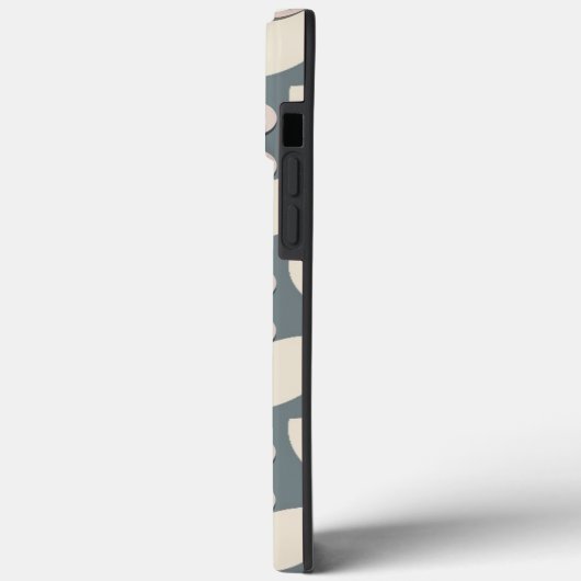 Sage Groene Retro Bloemen Case-Mate iPhone Case (Achterkant / Links)