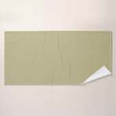 Sage Groene Stevige Kleur | Klassiek | Elegant Badhanddoek (Badhanddoek)