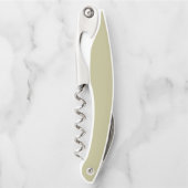 Sage Groene Stevige Kleur | Klassiek | Elegant Kurkentrekker (Voorkant)