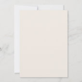 Sage groene stijlvolle monogram bruiloft save the date (Achterkant)