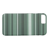 Sage-groene strepen Case-Mate iPhone case (Achterkant (Horizontaal))