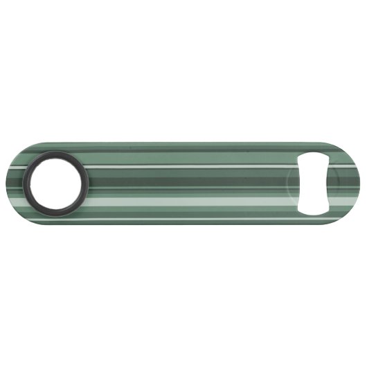Sage-groene strepen speed flessenopener (Voorkant (Horizontaal))