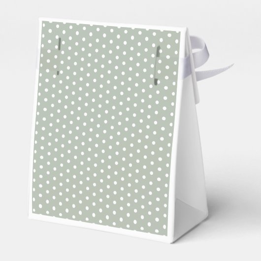 Sage Groene Strepen Waterverf Bruid Vrijgezellenfe Bedankdoosjes (Achterkant)