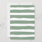 Sage Groene Teddybeer Veel Baby shower Bedankkaart (Achterkant)