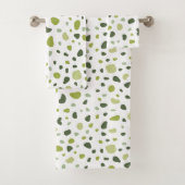 Sage groene terracotta bad handdoek (Insitu)