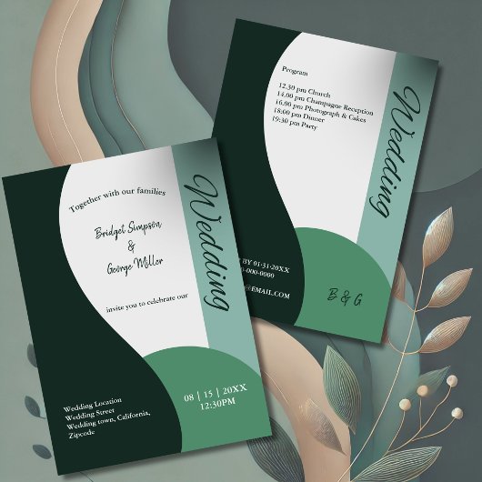 Sage Groene Tonen Eenvoudige Boho Chique bruiloft