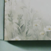 Sage groene uitnodigingen bruiloft waterverf scrip