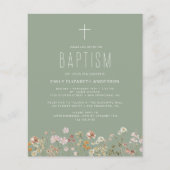 Sage Groene Wildbloem Dooptuin in Bloei (Voorkant)