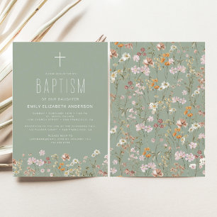 Sage Groene Wildbloem Dooptuin in Bloei