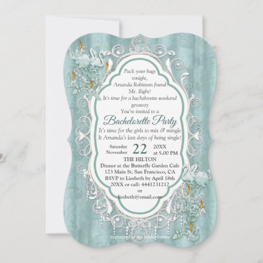 Sage-groene zijderupsen en bloemen kaart (Voorkant)