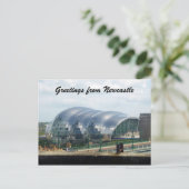 sage-groeten briefkaart (Staand voorkant)