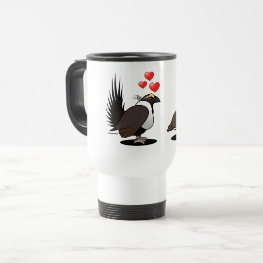 Sage Grouse Love Reisbeker (Voorkant links)