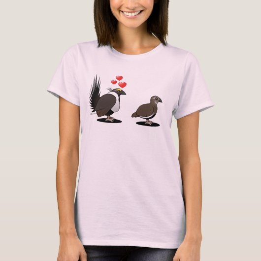 Sage Grouse Love T-shirt (Voorkant)