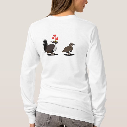 Sage Grouse Love T-shirt (Achterkant)
